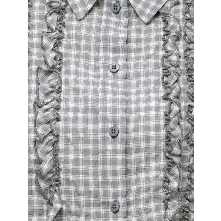 テープフリルワイドショートシャツ | EMODA | 詳細画像21 