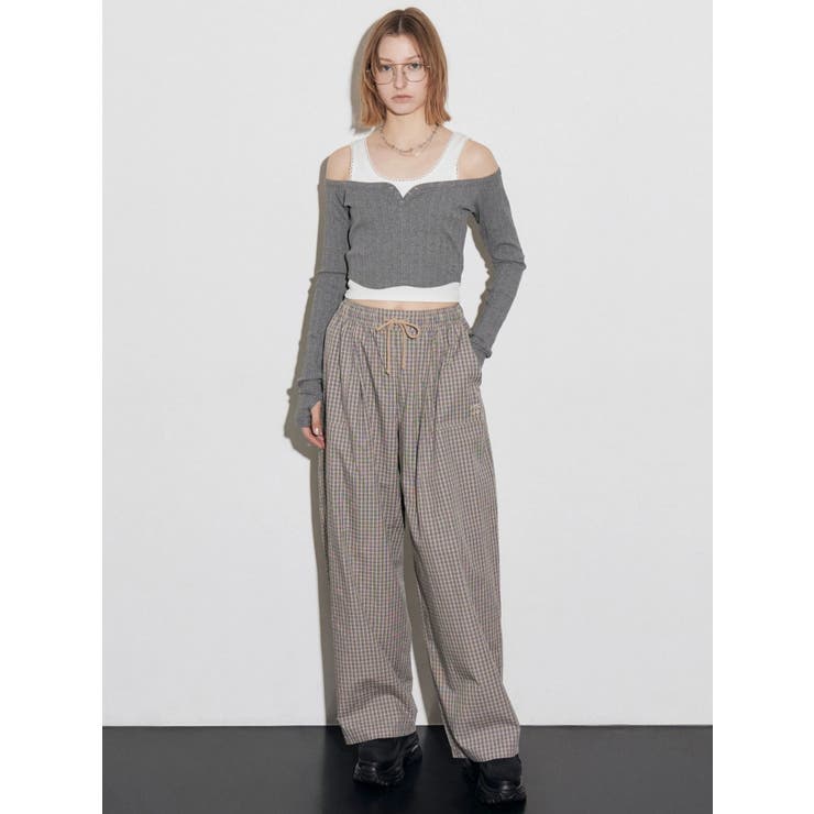 ワイドルーズパンツ | EMODA | 詳細画像4 