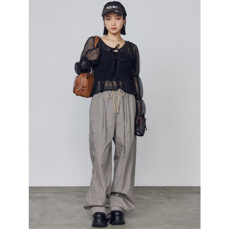 ワイドルーズパンツ | EMODA | 詳細画像6 