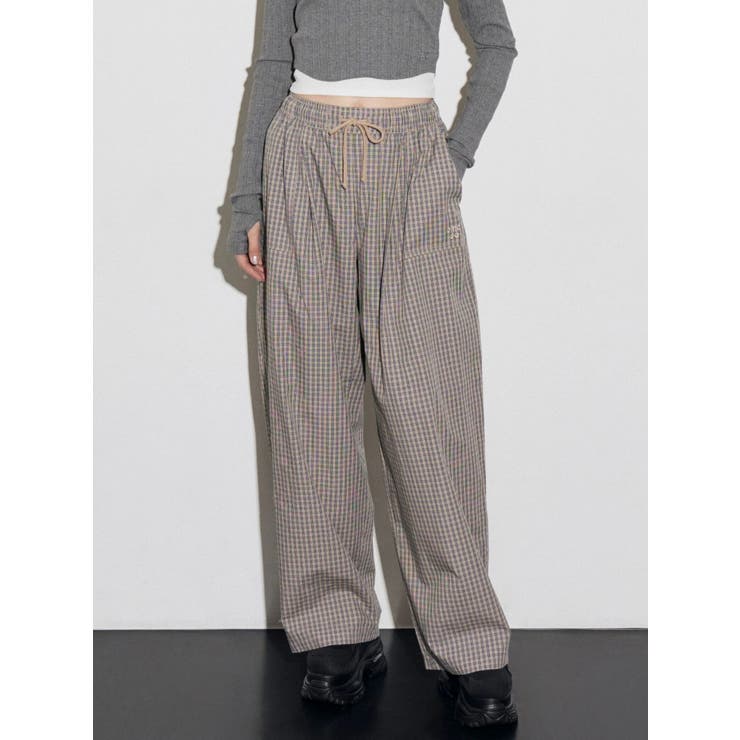ベージュ | ワイドルーズパンツ | EMODA