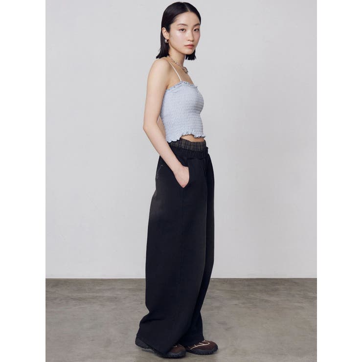 レイヤードロゴスウェットパンツ | EMODA | 詳細画像16 