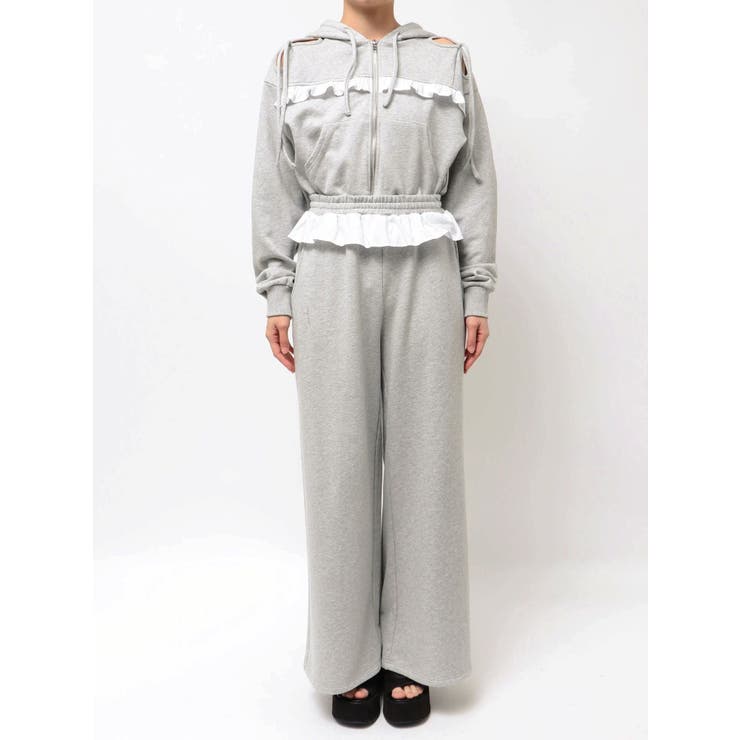 ウエストフリルスウェットパンツ | EMODA | 詳細画像21 