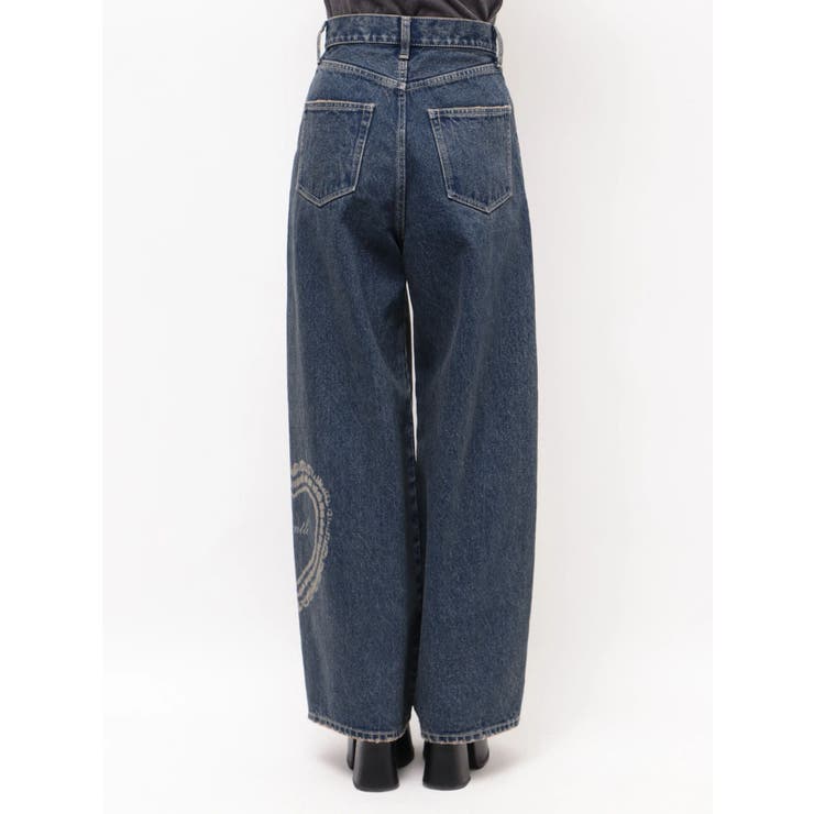 レースグラフィックルーズデニム | EMODA | 詳細画像14 