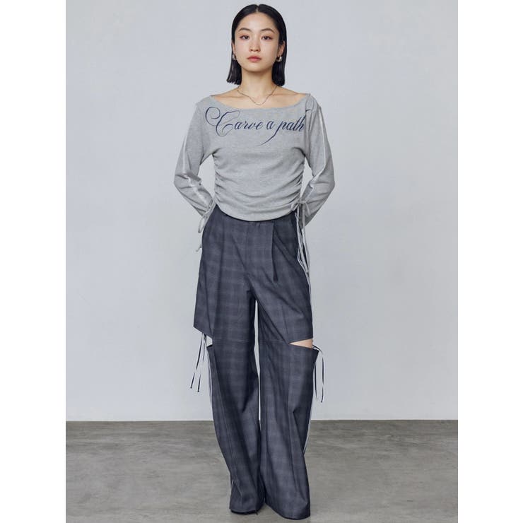 ダブルラインルーズパンツ | EMODA | 詳細画像11 