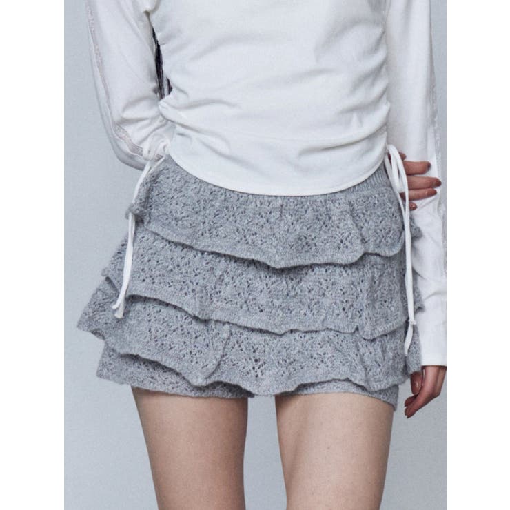 ティアードニットスカート | EMODA | 詳細画像9 