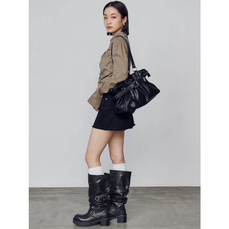 ボックスミニスカート | EMODA | 詳細画像4 