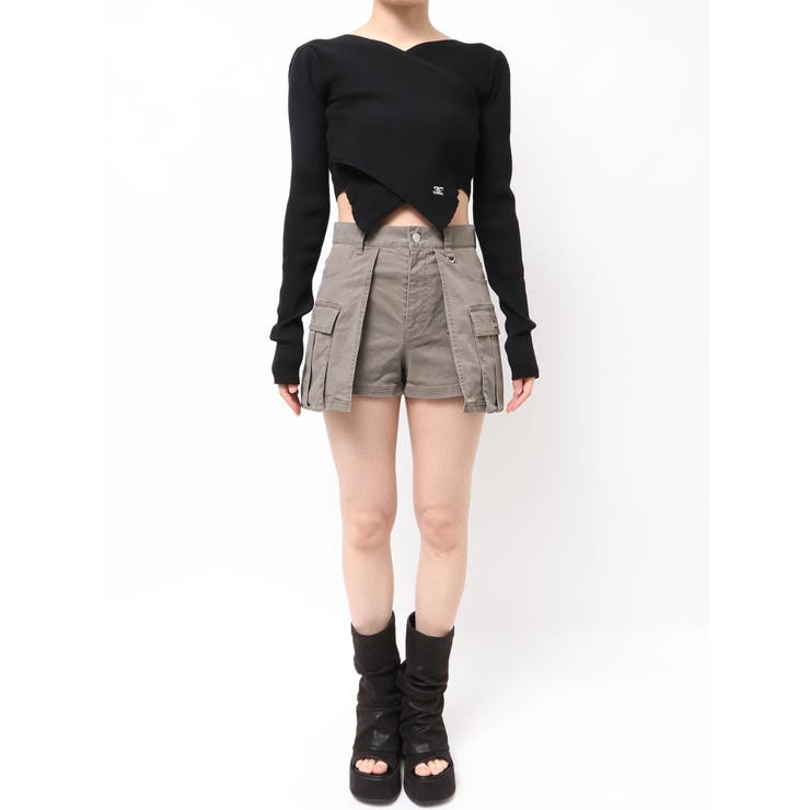 レイヤードボックススカートパンツ | EMODA | 詳細画像26 