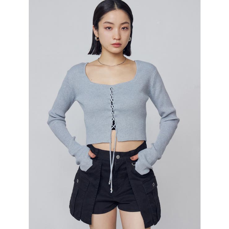 レイヤードボックススカートパンツ | EMODA | 詳細画像8 