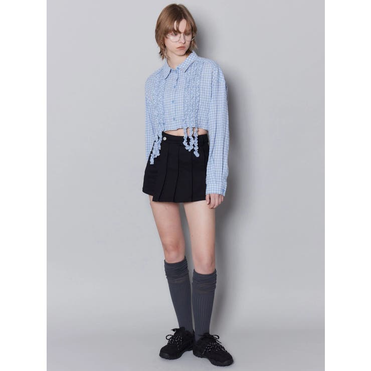 プリーツラップショートパンツ | EMODA | 詳細画像14 