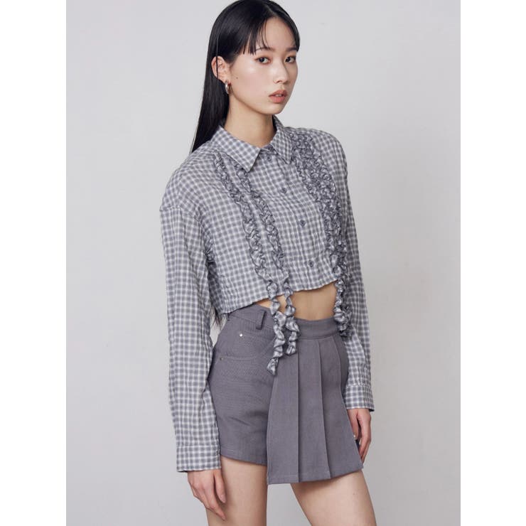 プリーツラップショートパンツ | EMODA | 詳細画像6 