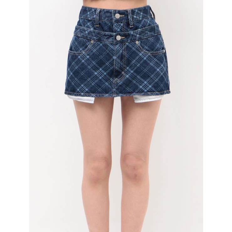 ベルトレイヤードボクシースカート | EMODA | 詳細画像28 