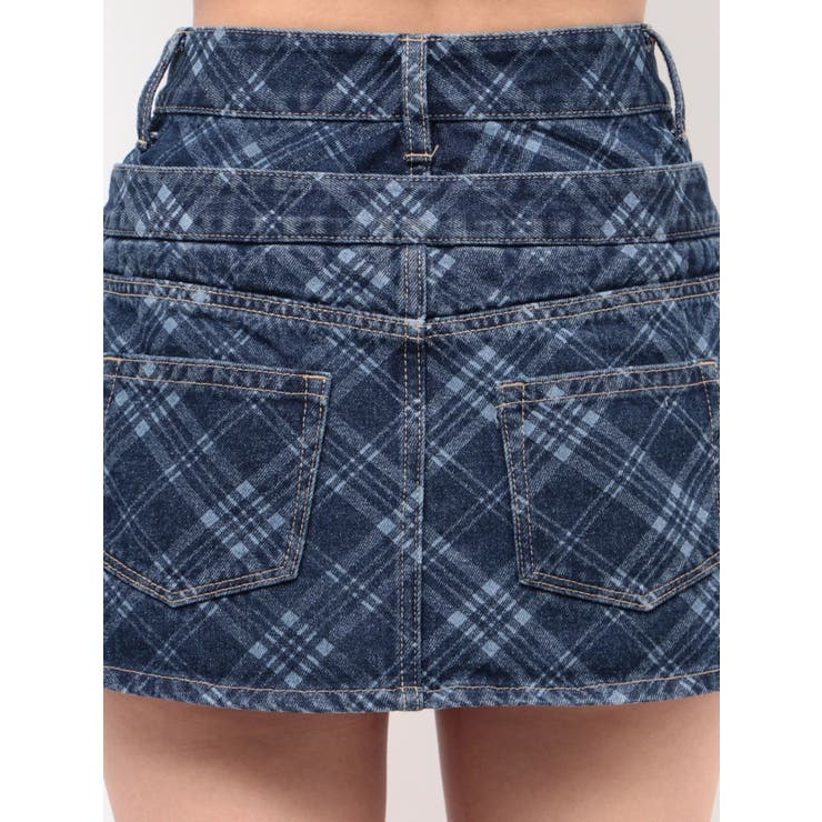 ベルトレイヤードボクシースカート | EMODA | 詳細画像31 