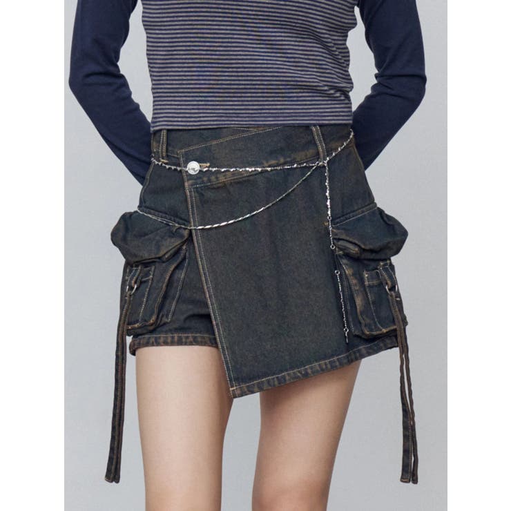 スパークルダブルチェーンベルト | EMODA | 詳細画像1 