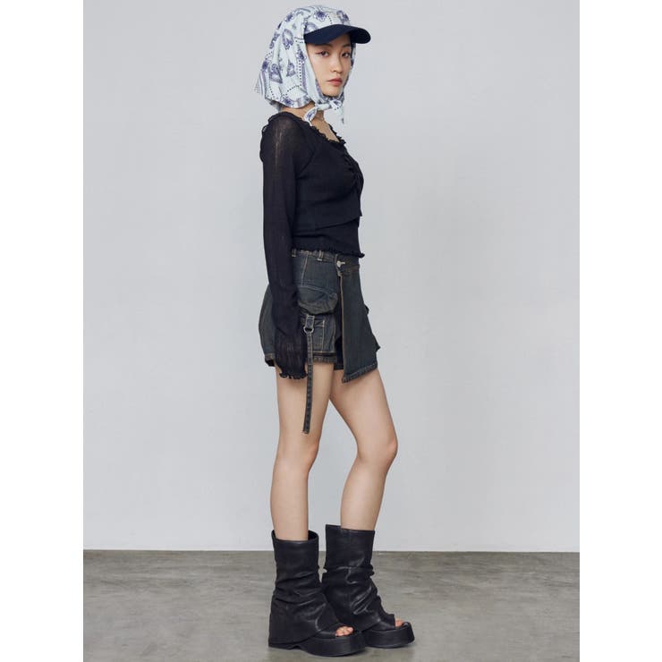 2トーンスカーフキャップ | EMODA | 詳細画像11 