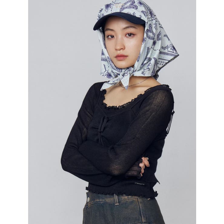 2トーンスカーフキャップ | EMODA | 詳細画像8 