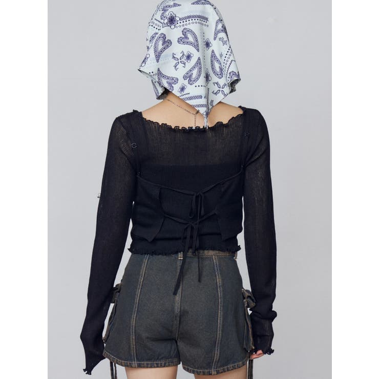 2トーンスカーフキャップ | EMODA | 詳細画像9 