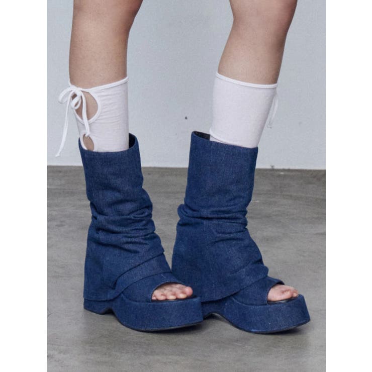 ウェッジヒールカバーサンダル | EMODA | 詳細画像19 