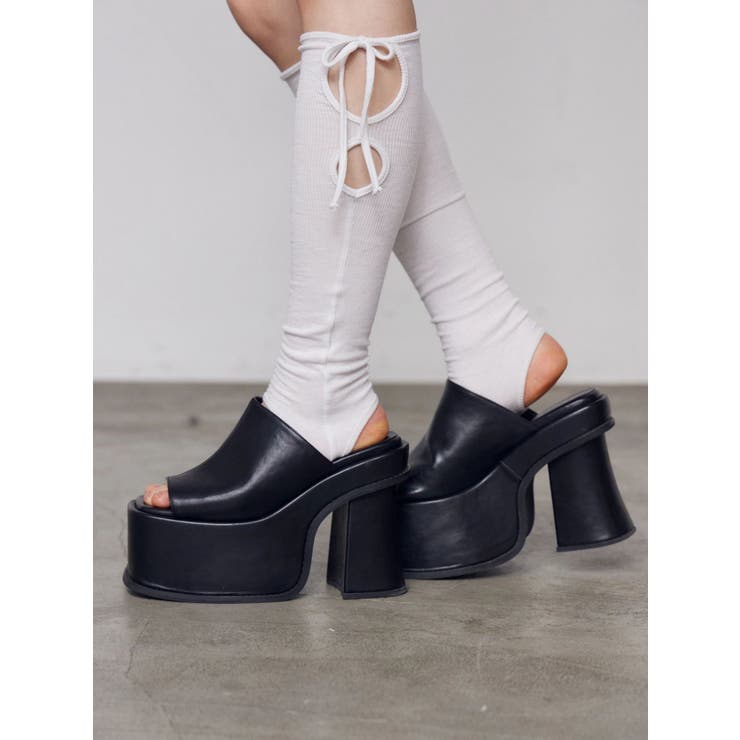 プランプヒールサンダル | EMODA | 詳細画像1 