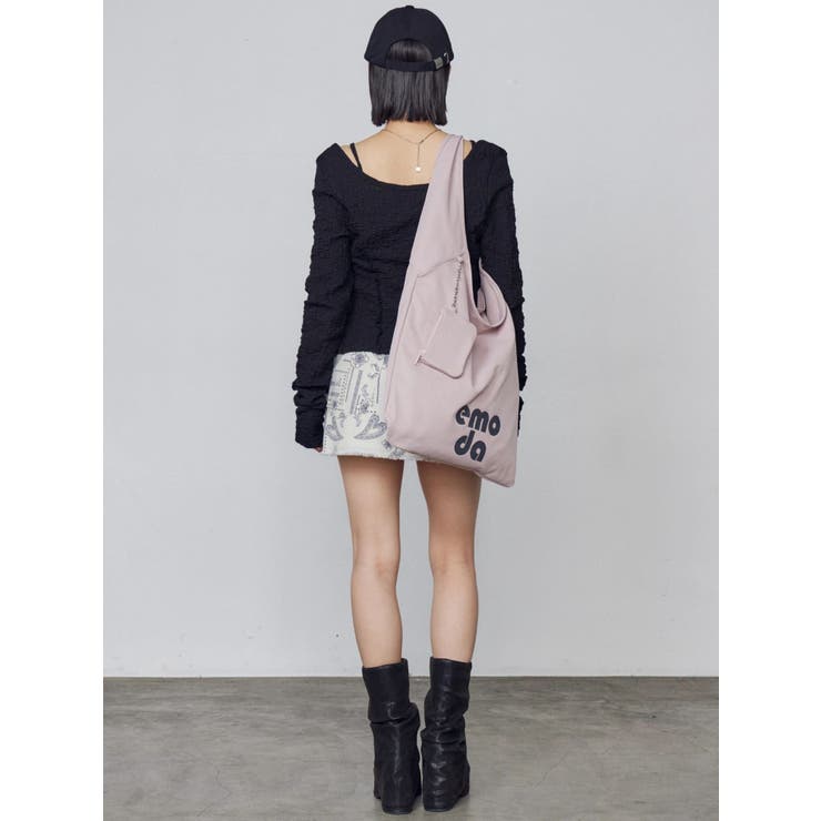 ワイドチャームトートバッグ | EMODA | 詳細画像14 