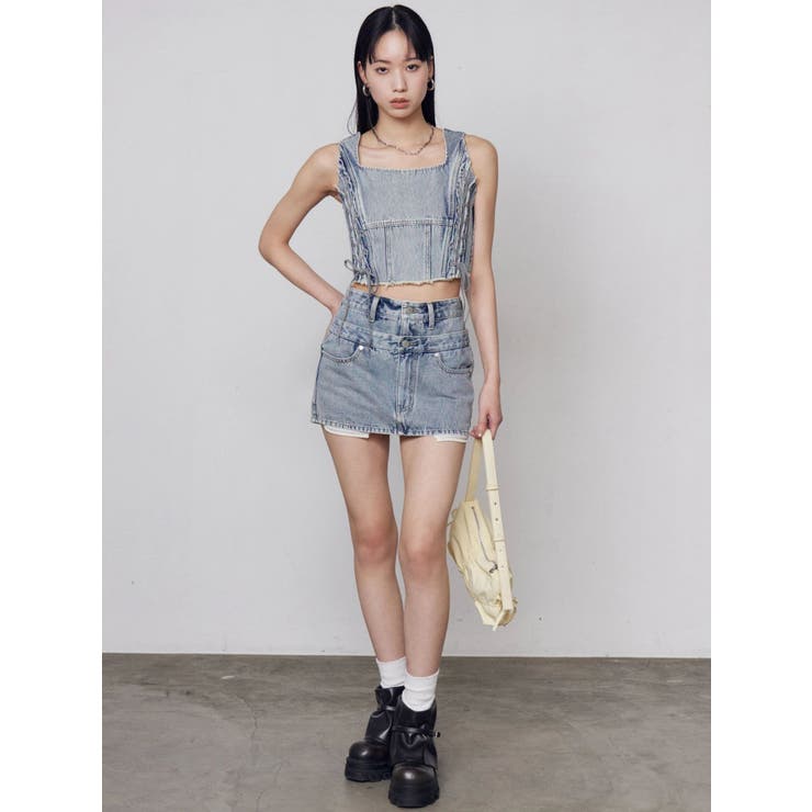 ギャザーリボンナイロンバッグ | EMODA | 詳細画像9 