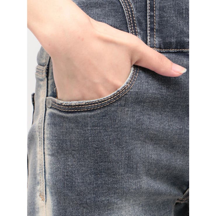 ハートダメージハイウエストフレアパギンス | EMODA | 詳細画像19 