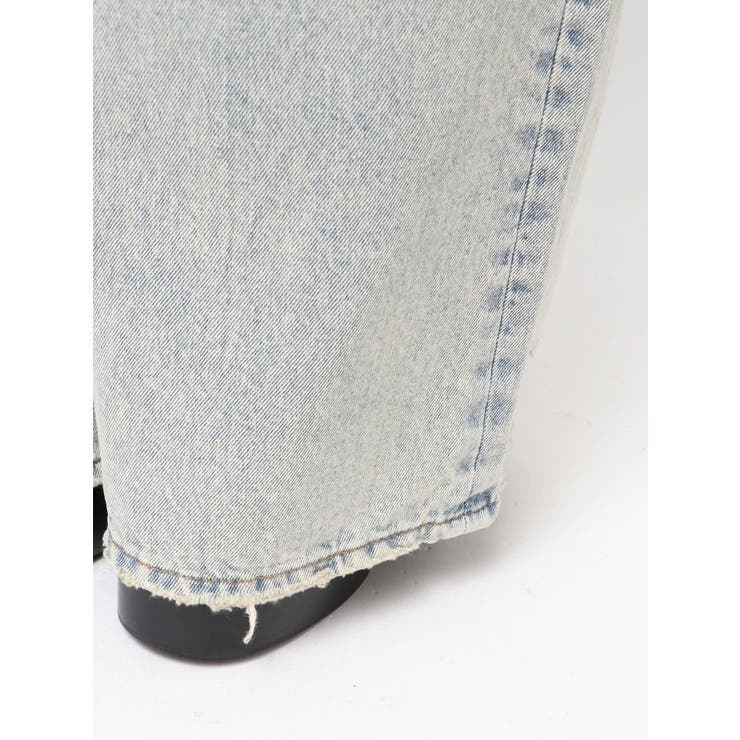 バルキーワイドハイウエストクラッシュジーンズ | EMODA | 詳細画像37 