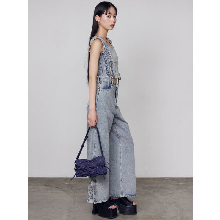 ヘムレースアップルーズデニム | EMODA | 詳細画像11 