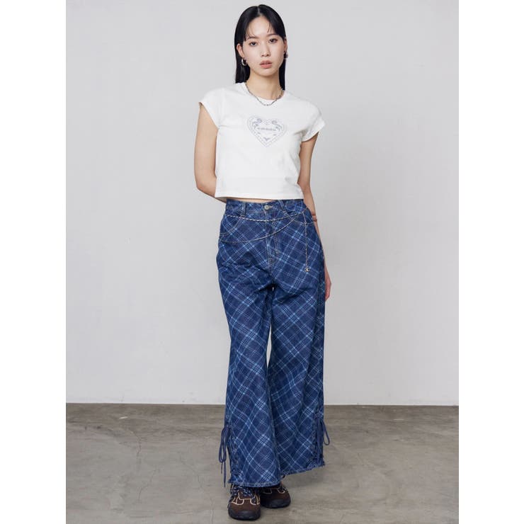 ヘムレースアップルーズデニム | EMODA | 詳細画像5 