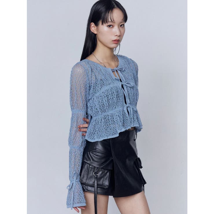 2WAYギャザーリボンニット | EMODA | 詳細画像16 