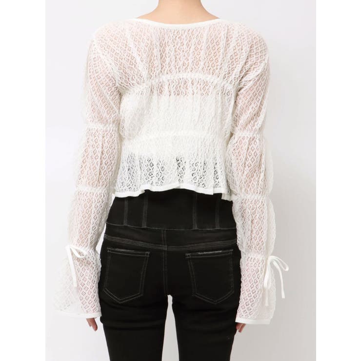 2WAYギャザーリボンニット | EMODA | 詳細画像21 