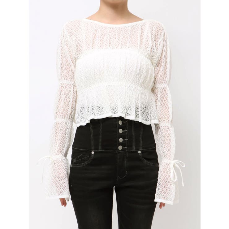 2WAYギャザーリボンニット | EMODA | 詳細画像26 