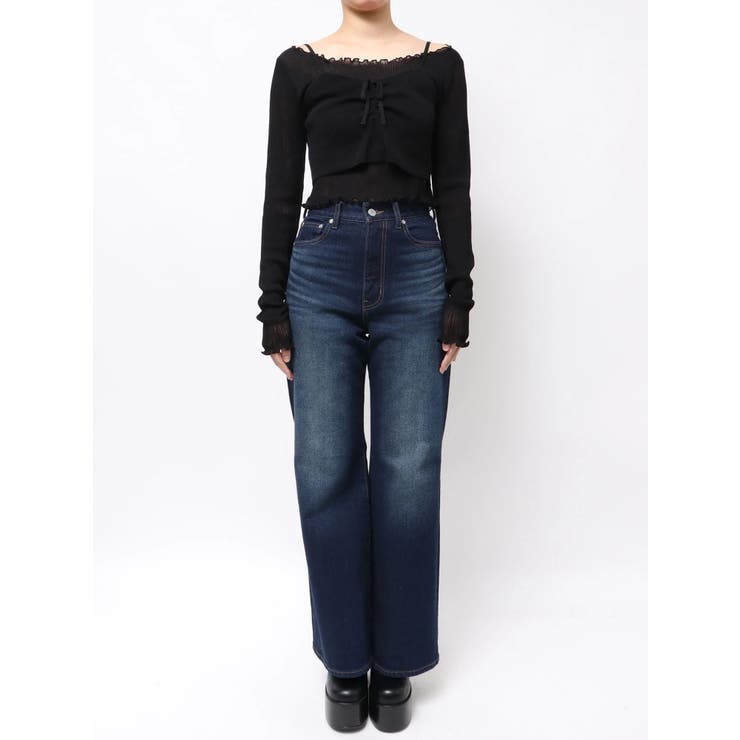 2ピースシアーギャザーニット | EMODA | 詳細画像11 