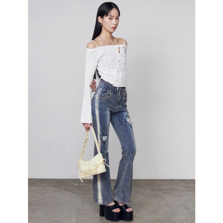 ホールリボン2WAYニット | EMODA | 詳細画像10 