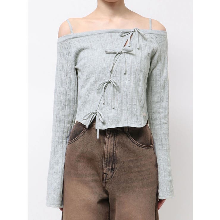 ホールリボン2WAYニット | EMODA | 詳細画像15 