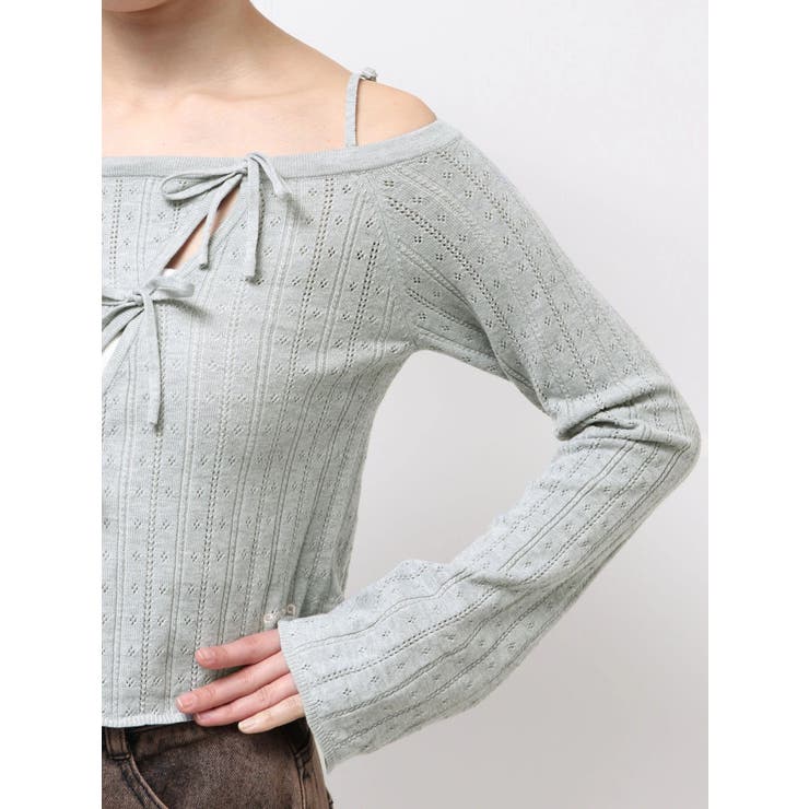 ホールリボン2WAYニット | EMODA | 詳細画像19 