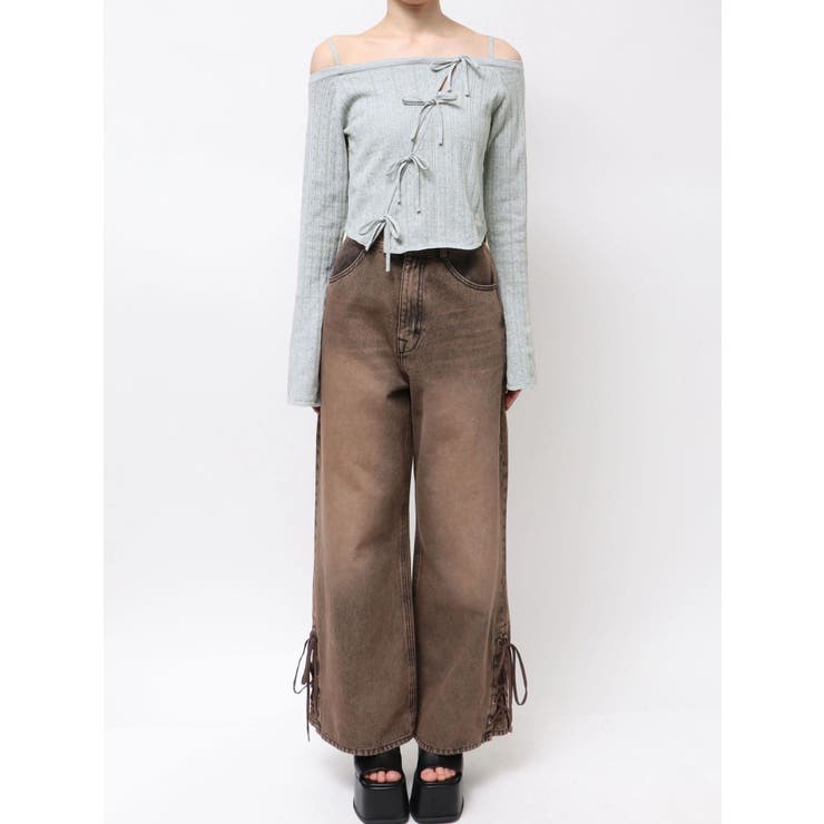 ホールリボン2WAYニット | EMODA | 詳細画像22 