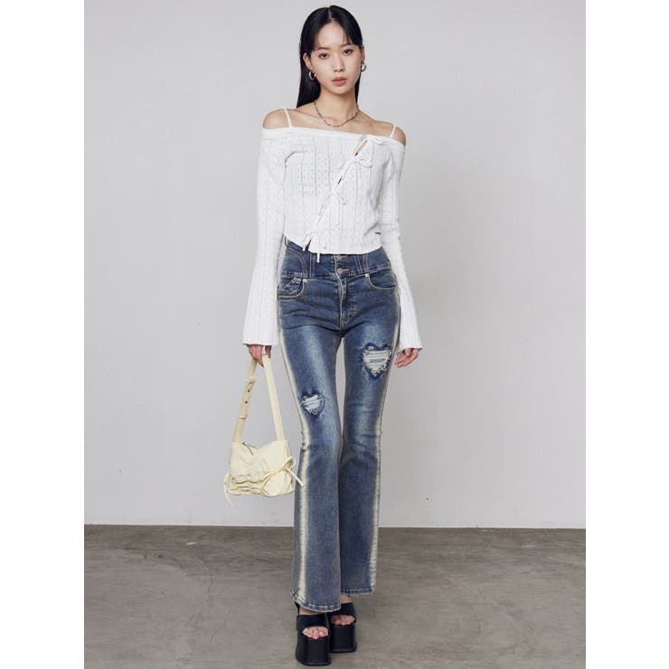 ホールリボン2WAYニット | EMODA | 詳細画像9 