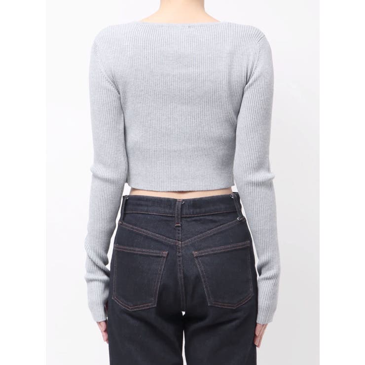 フロントレースアップフィットニット | EMODA | 詳細画像21 