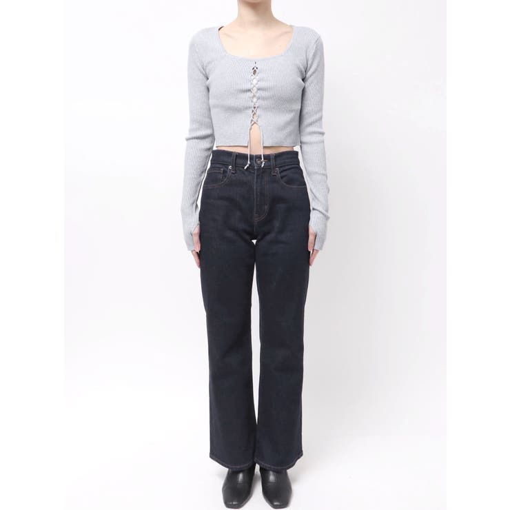 フロントレースアップフィットニット | EMODA | 詳細画像26 