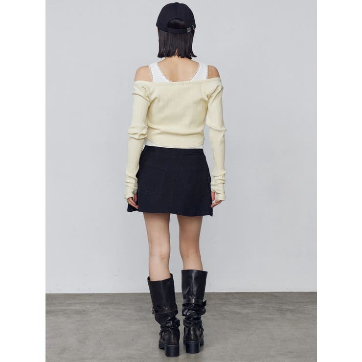 タンクレイヤードスキントップス | EMODA | 詳細画像15 