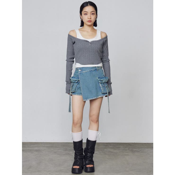 タンクレイヤードスキントップス | EMODA | 詳細画像18 