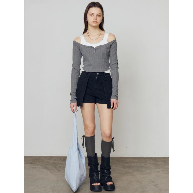 タンクレイヤードスキントップス | EMODA | 詳細画像29 