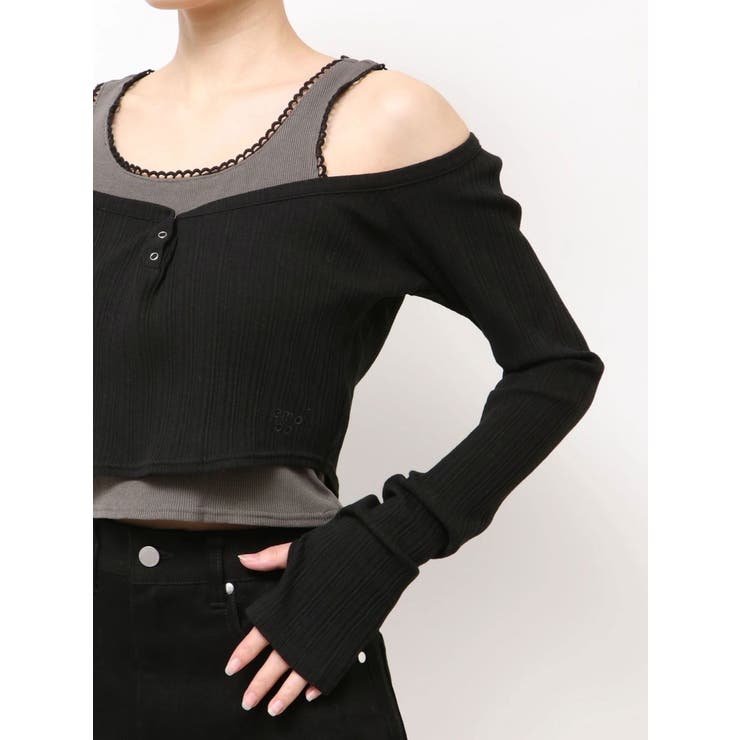 タンクレイヤードスキントップス | EMODA | 詳細画像34 