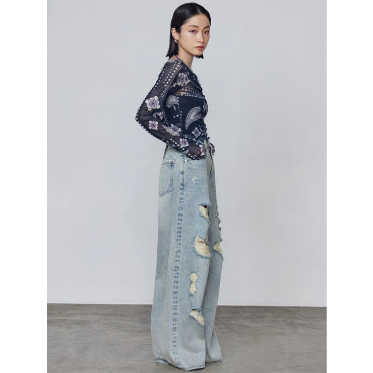 ストラップシアートップス | EMODA | 詳細画像17 