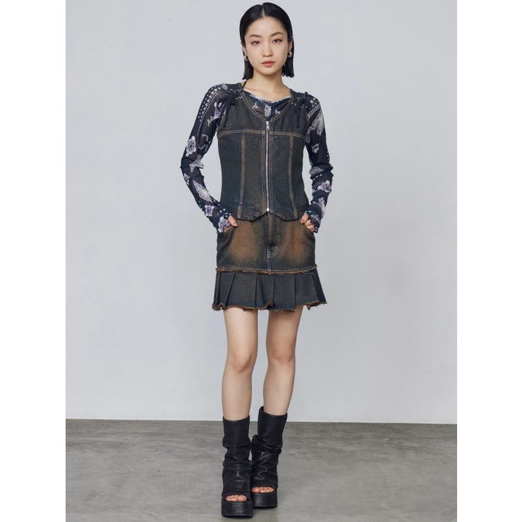 ストラップシアートップス | EMODA | 詳細画像24 