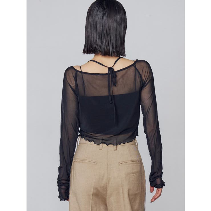 ストラップシアートップス | EMODA | 詳細画像31 