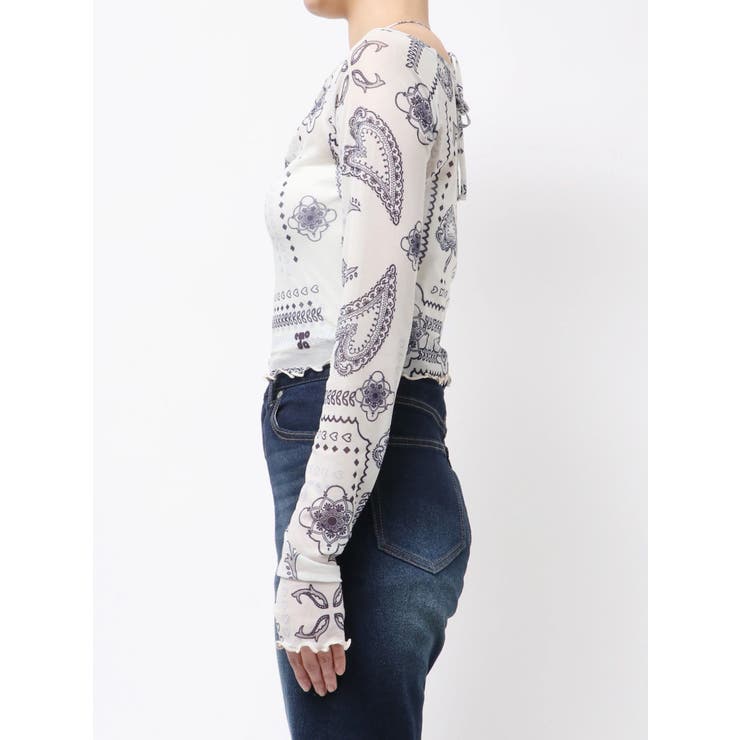 ストラップシアートップス | EMODA | 詳細画像36 