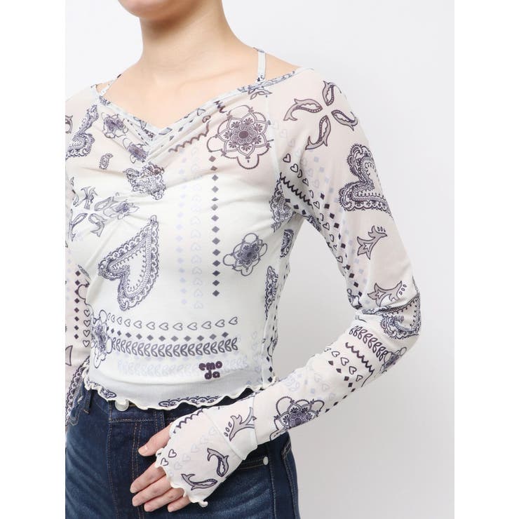 ストラップシアートップス | EMODA | 詳細画像39 