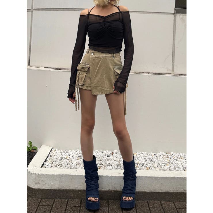 ストラップシアートップス | EMODA | 詳細画像7 