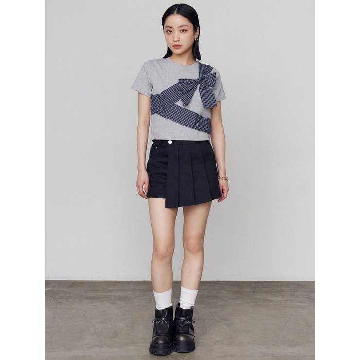 リボンテープTシャツ | EMODA | 詳細画像15 